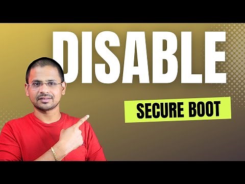 How to Disable Secure Boot in Windows 11?