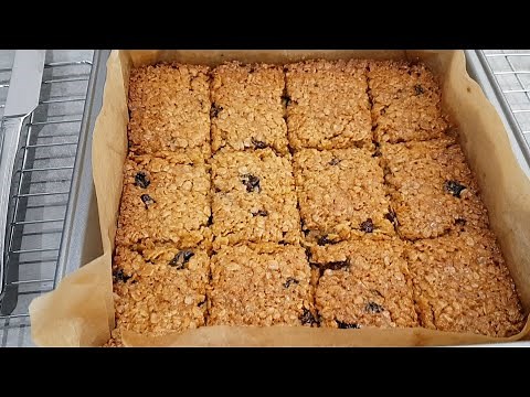 Raisin Flapjack Recipe / Easy Flapjack Recipe