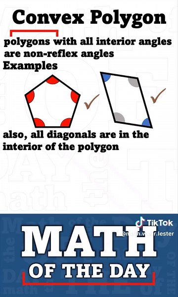 Convex Polygon: Math of the Day Tips