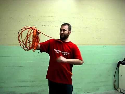 Winding an extension cord the right way