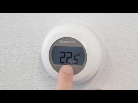 Round Modulation thermostaat instellen en gebruiken | Honeywell Home