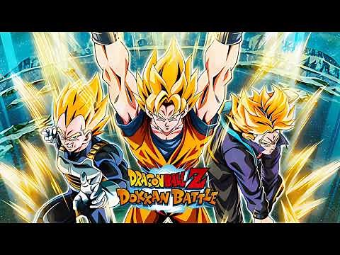 Dragon Ball Z Dokkan Battle: INT LR SSJ Goku, Vegeta & Trunks Active Skill OST (Extended)