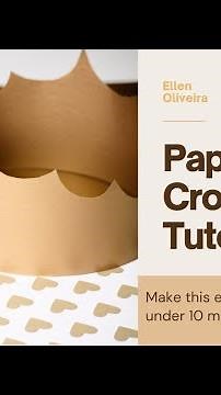 How to Make a Paper Crown in Under 10 minutes