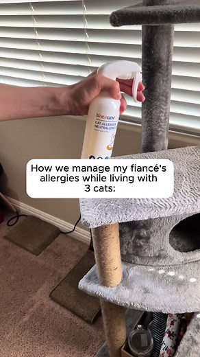 Allergies don’t have to mean no cats! Pacagen is scientifically proven to reduce cat allergens—and it’s safe for pets. Because allergies shouldn’t stop you from loving your cats.