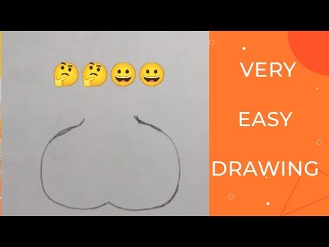 Easy drawing of scissors | step by step | how to draw a scissors 🤔🤔👍👍