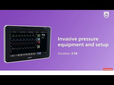 Invasive pressure equipment and setup in the IntelliVue monitor