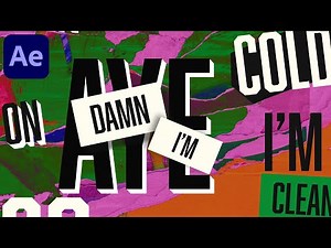 Lyrics Kinetic Typography Animation in After Effects - After Effects Tutorial | Motion Graphics Text