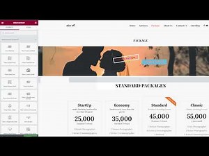 Create a transparent button in Elementor