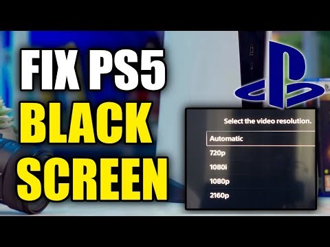 How to Fix Black Screen on PS5 by Changing Resolution in Safe Mode (Best Method)