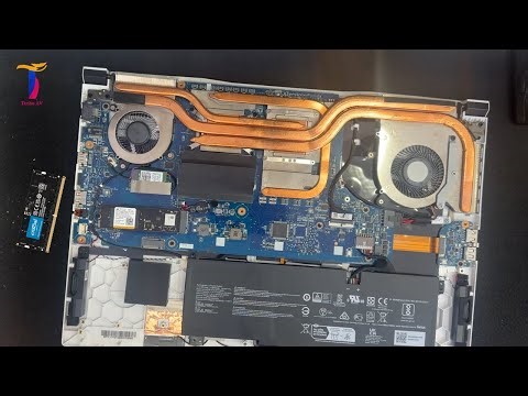 MSI Sword 17 A12UCX Memory Upgrade - Disassembly
