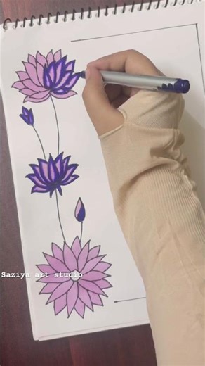 Easy Notebooks Border Drawing #shorts #art #ytshorts #diy #viral