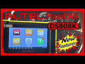 Autel DS808K ODBII Diagnostic Scan Tool Review With New Features