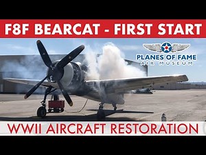 F8F BEARCAT First Engine Start w/ Steve Hinton | Hangar Talk | Planes of Fame