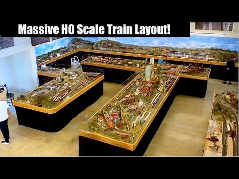 Largest $3 Million Dollar HO Model Railroad in Maine