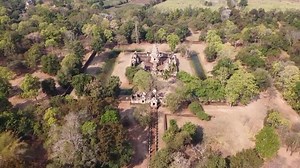 1.7K views · 101 reactions | Aerial View of SDOK KOK THOM Thailand's beautiful ancient stone temple after restoration, Sa Kaeo Province Link to the Original Clip on YouTube: https://youtu.be/dt_BccM0m6w | Thai Culture to the World | Facebook