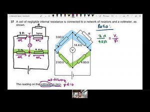 ON20 P12 Q37 Diamond Bridge Resistor | AS DC Circuits | Cambridge A Level 9702 Physics