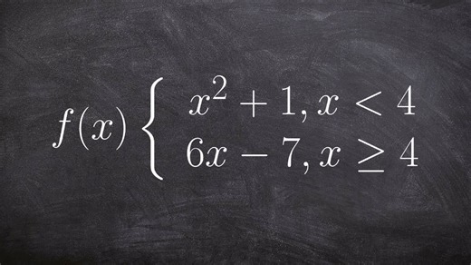 Evaluating a piece wise function