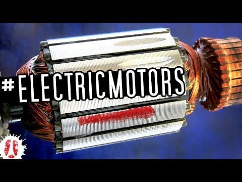 How Brush DC Motors & Universal Motors Work: Components Of An Armature With Commutator