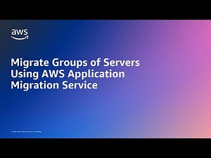 Migrate Groups of Servers Using AWS Application Migration Service | Amazon Web Services