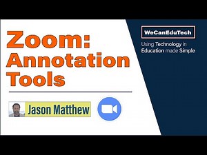 Zoom Annotation Tools