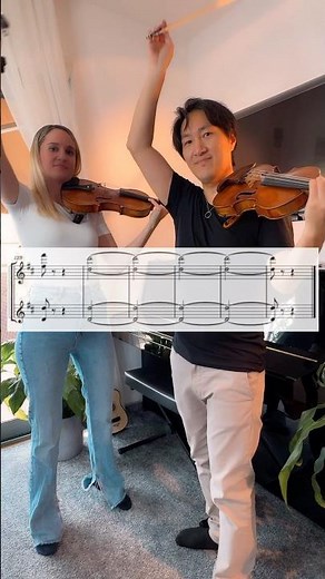 Offenbach: Can can - Violin Duos #shivabeyondsound #shorts #violinduo