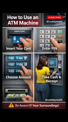 WORK ATM Machine #coding #techbillionaires