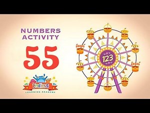 Endless Number Video 55: Fun Math Activities For Kids | Counting