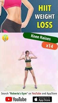 30-Min #hiitworkout to #burncalories and #loseweightathome #homeworkout #weightloss @RobertasGym