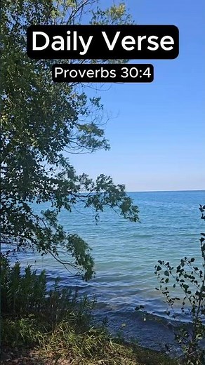 1 Verse, 1 Minute: Proverbs 30:4