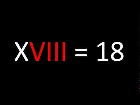 Roman Numerals ( 10-30)