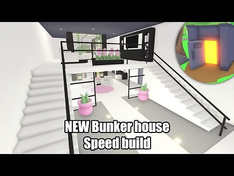 Modern Aesthetic BUNKER SPEED BUILD in Adopt me! Roblox (Part 1)