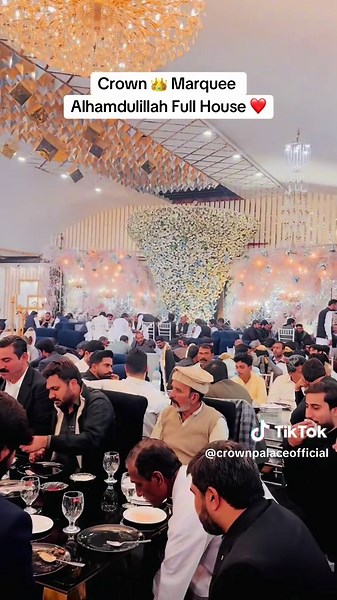 Experience a Full House Celebration at Crown Palace Marquee