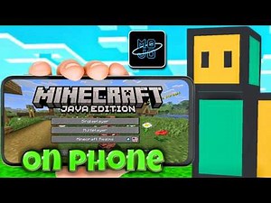 I Played Minecraft Java Edition But in My Mobile... And It Actually Worked 🤯