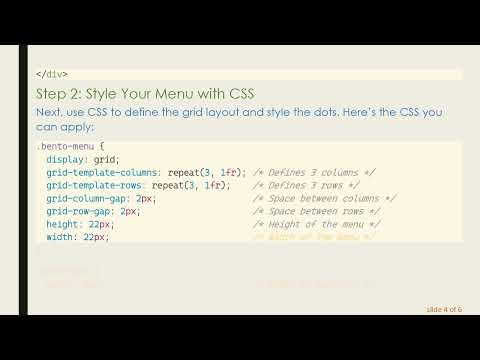 Transform Your Burger Menu into 9 Dots with Ease!