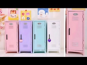 DIY Mini Locker | Cute Aesthetic Locker | Back to School DIY