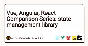 Vue, Angular, React Comparison Series: state management library