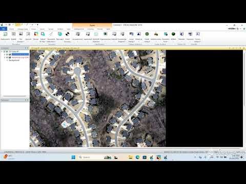 3- عملية Mosaic في برنامج Erdas Imagine