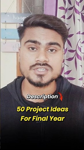 50 Project ideas for Final Year Computer Science Students in Description! 🧑‍💻 #shorts #projects #ai