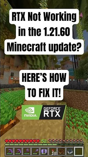 Minecraft BROKE Ray Tracing in 1.21.60. - Here's How to Fix It!