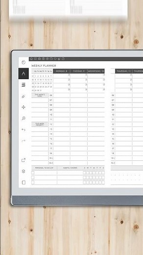 How to Make reMarkable 2 Planner Templates [ part 1 ]