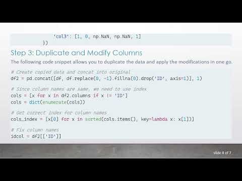 How to Duplicate and Modify CSV Columns in Python Using Pandas