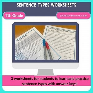 Grammar Worksheets: Sentence Types