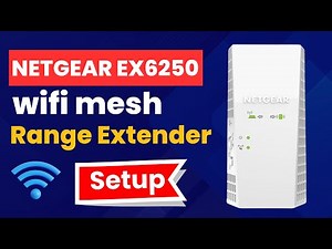 NETGEAR EX6250 WiFi Mesh Range Extender Configuration