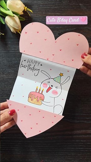 CUTE HANDMADE POP UP BIRTHDAY CARD!