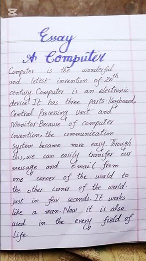A Computer Essay in English | Importance and Uses