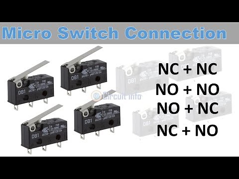 Micro Switch Connection Diagram ‪@CircuitInfo‬ #Switch