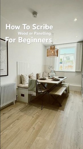 How to scribe wood/panelling tutorial for beginners