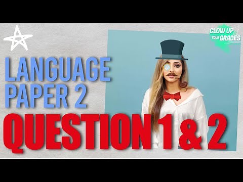 'Language Paper 2 Q1 and 2' | GCSE Revision Guide | AQA |
