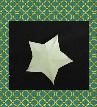 HOW TO MAKE ✨ WITH PAPER.....TOO EASY. 🎄 christmas star easy too make with white paper⛄ #Craftworld