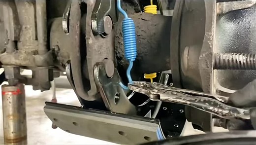 Good technique for spring installation